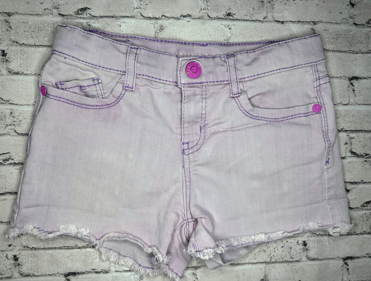 Celebrity Pink: Purple Denim Shorts- 5