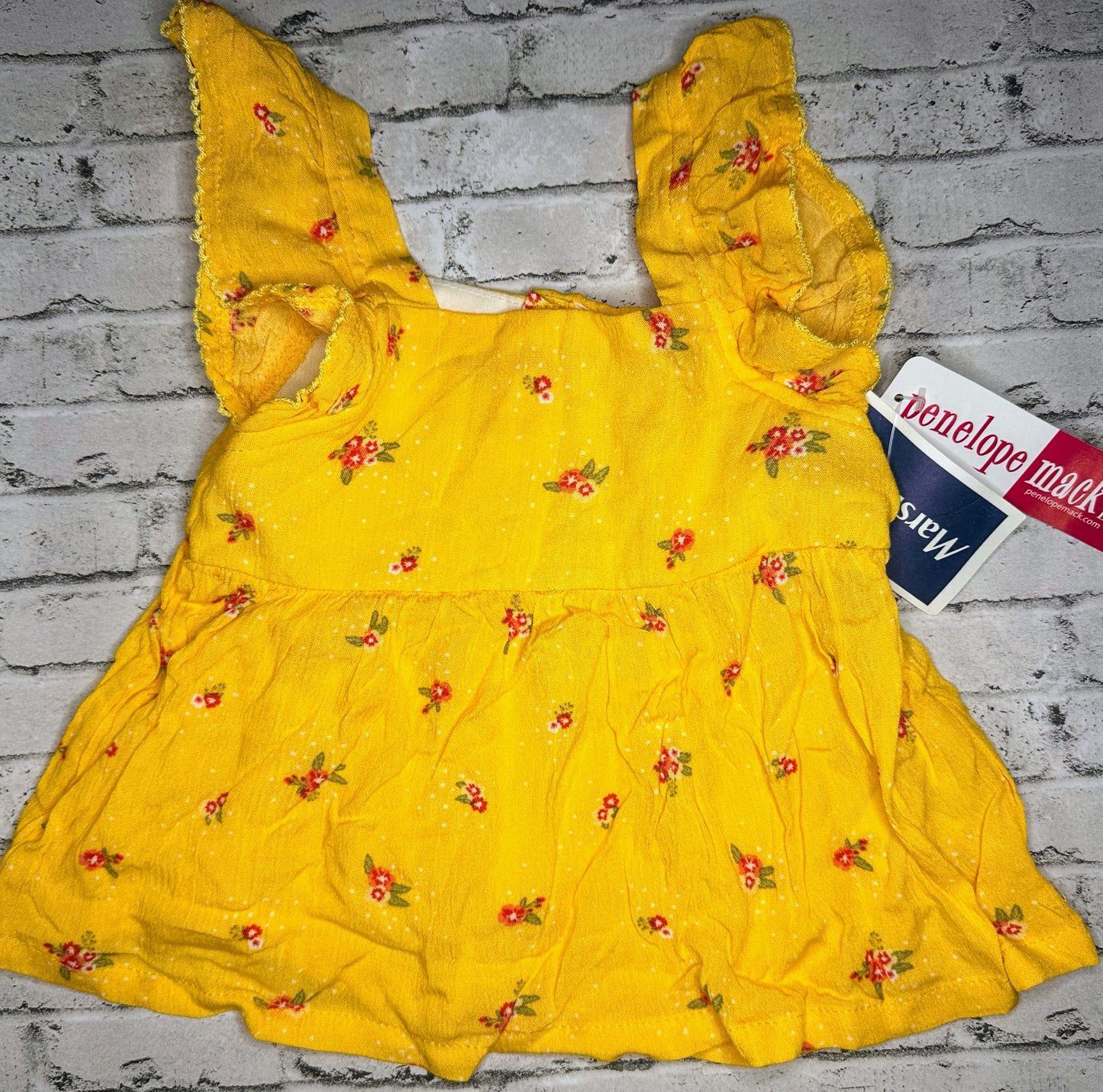 Penelope Mack: Yellow Floral Tank - 2T