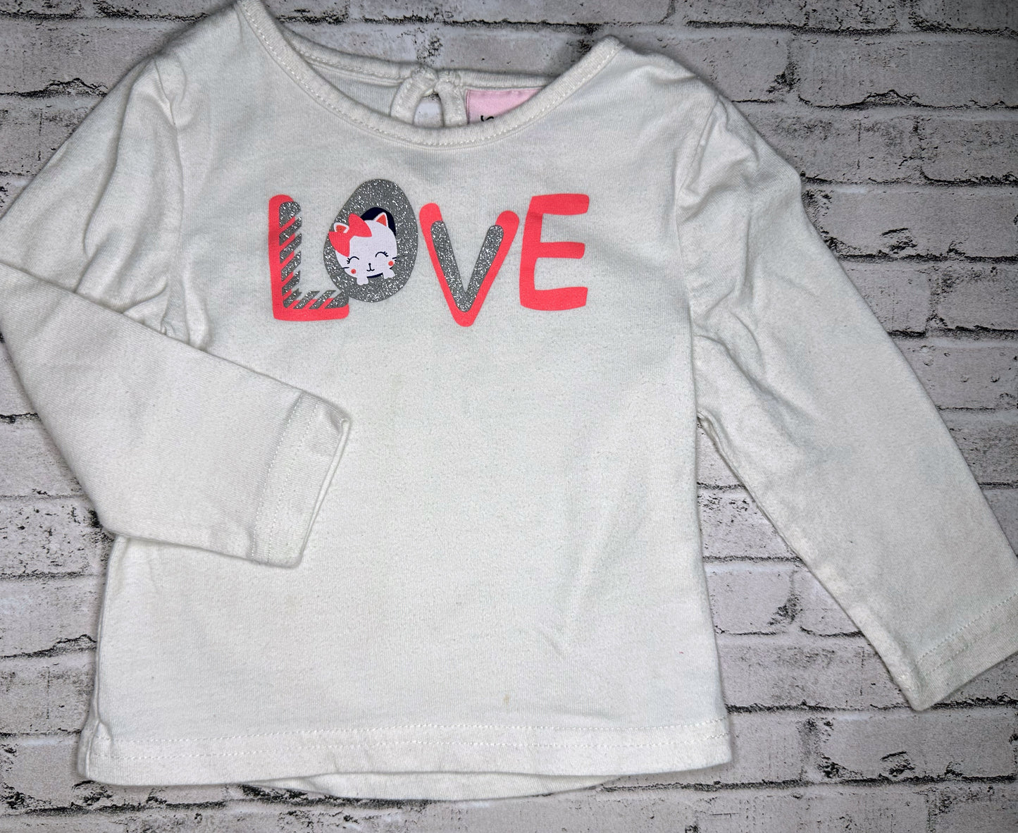 Little Lass: “Love” Long Sleeve - 18m