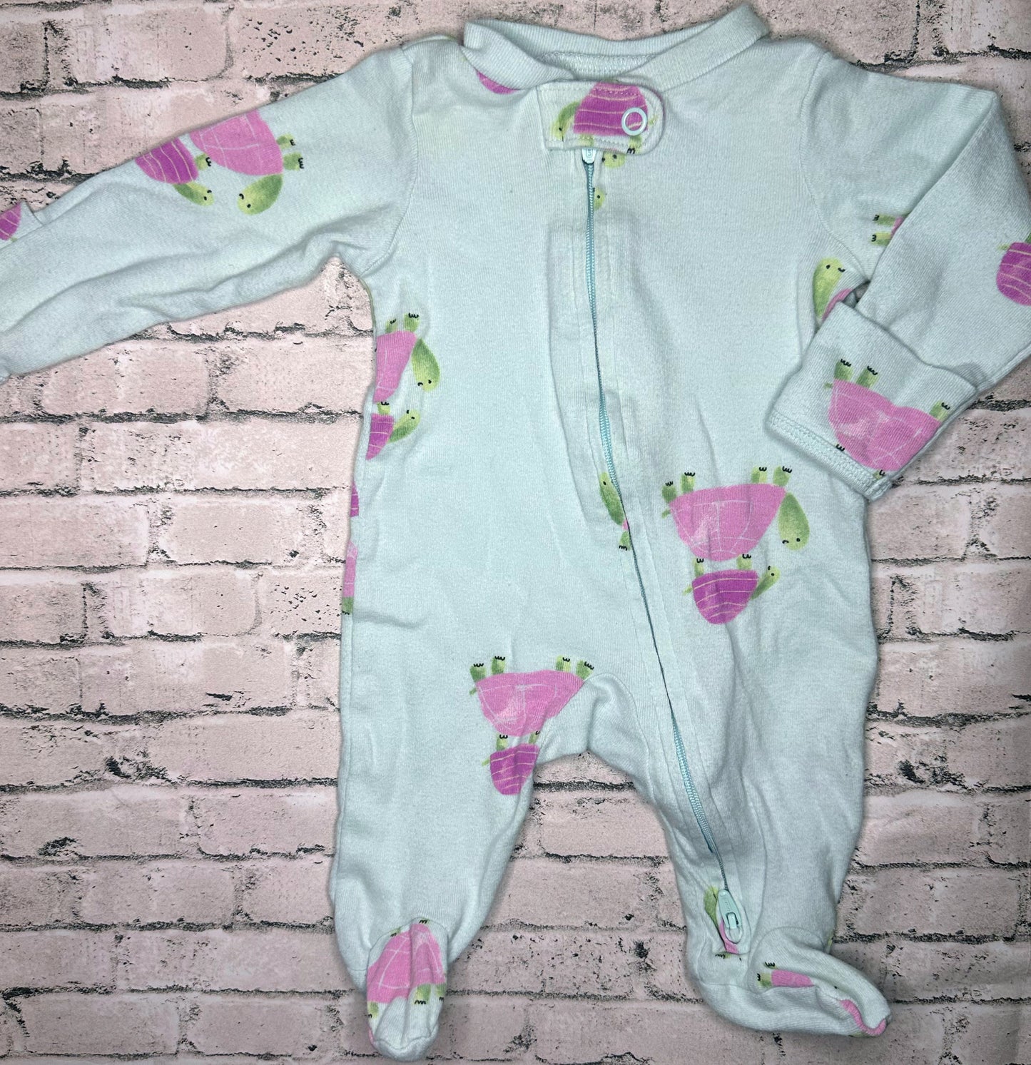 Carter’s: Dual Zip Turtle Sleeper- Newborn