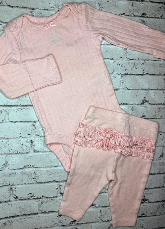 Carter’s: 2pc Light Pink Set - Newborn