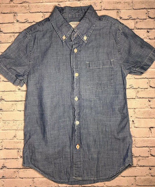 CrewCuts: LW Denim Button Up - 6/7