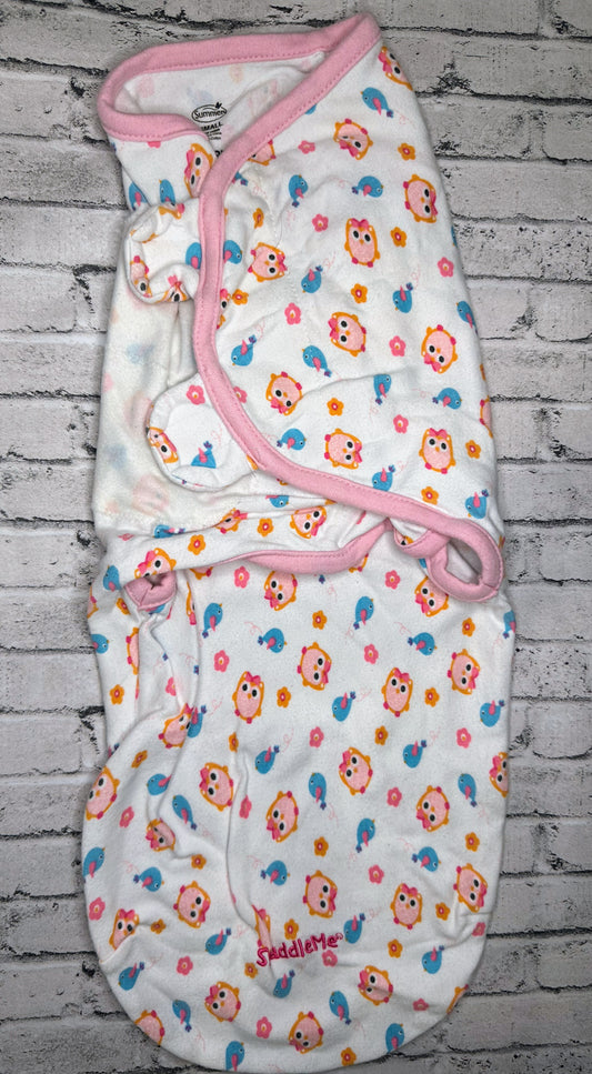 SwaddleMe: Owl Velcro Swaddle - Small