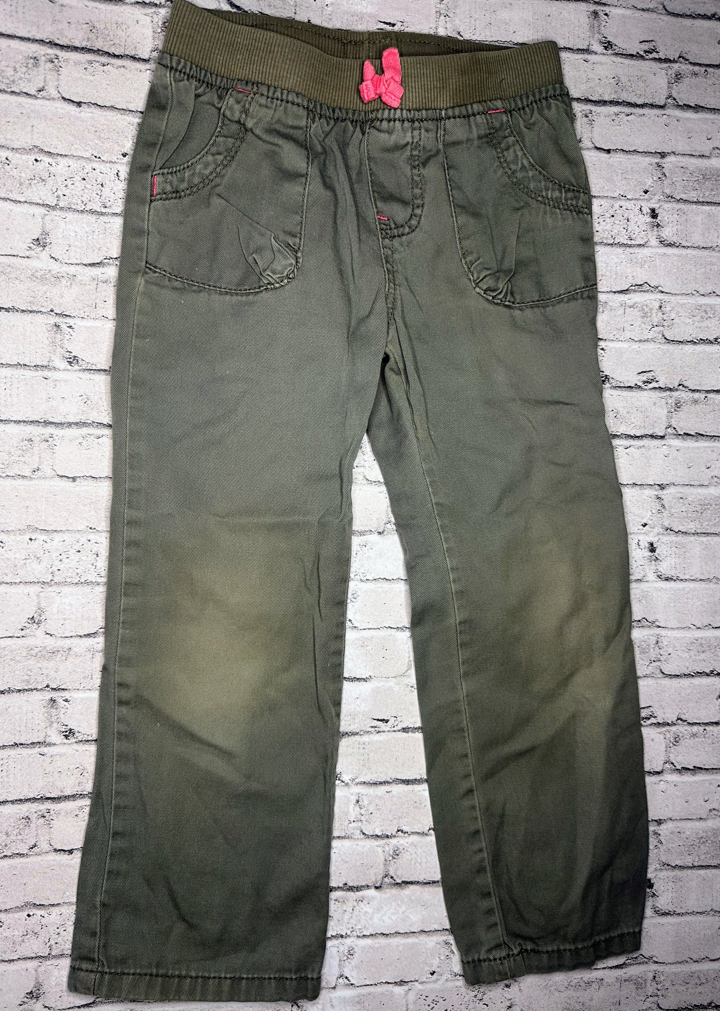 Circo: Olive Pull Up Pants - 4T