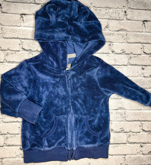 Carter’s: Navy Full Zip-3M