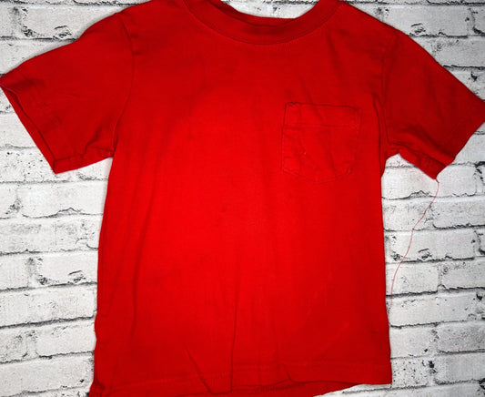 Carter’s: Red Pocket Tee- 2T