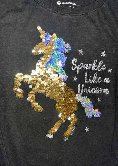 Members Mark: Color Changing Unicorn Tee - 4/5