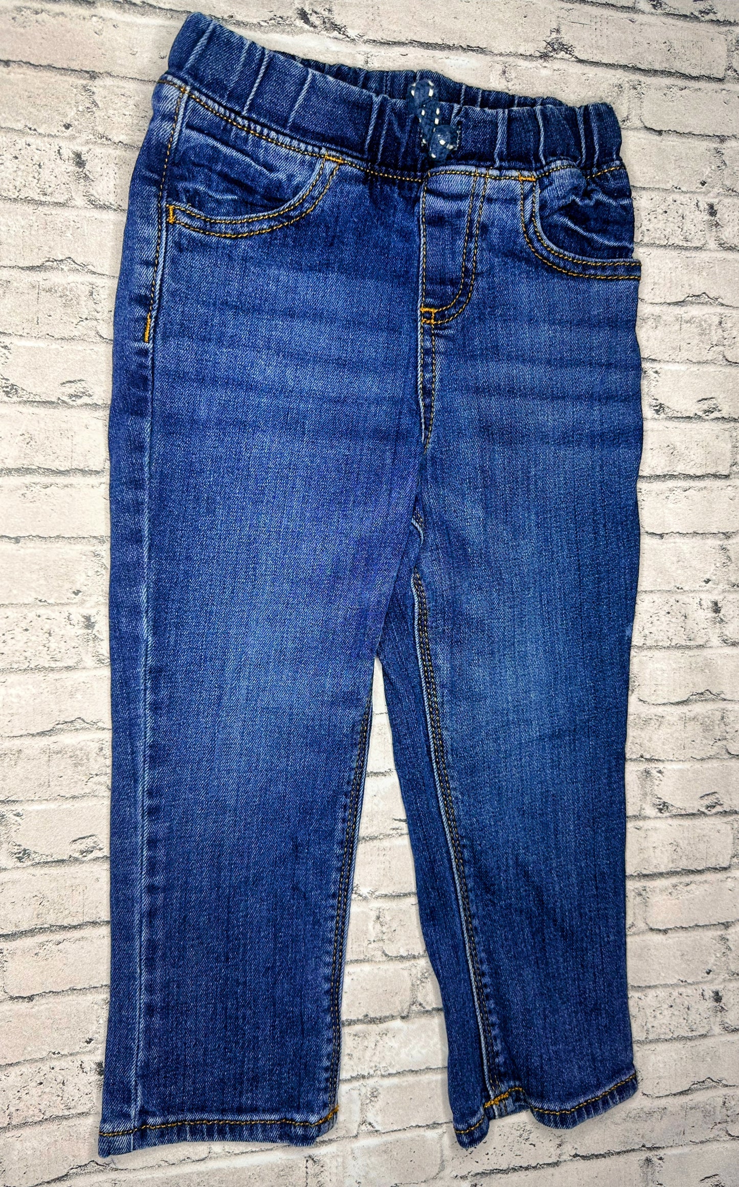 Jumping Beans: Denim Drawstring Pants- 2T