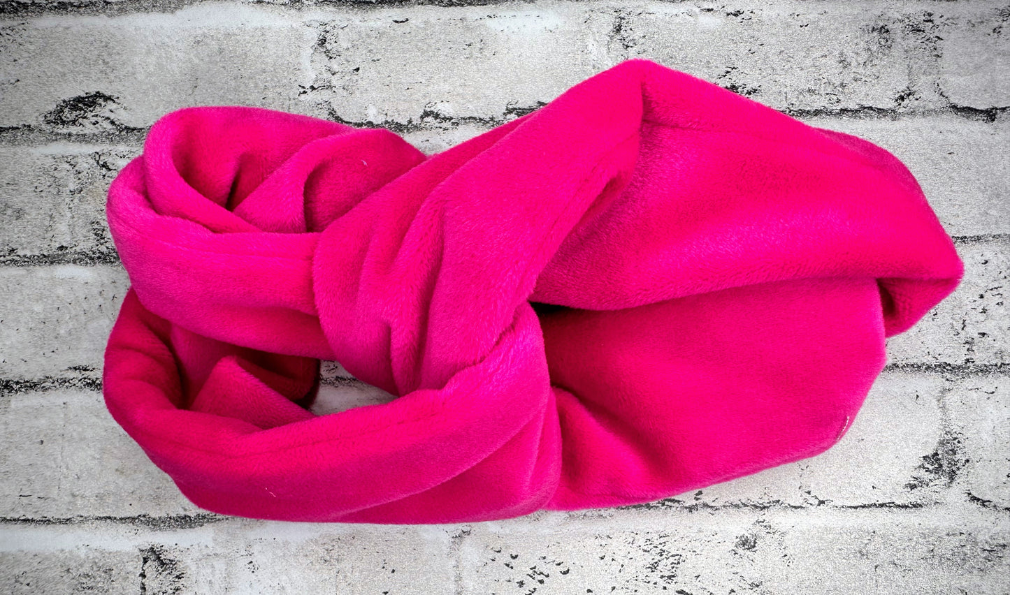 Pink Velvet Head Wrap