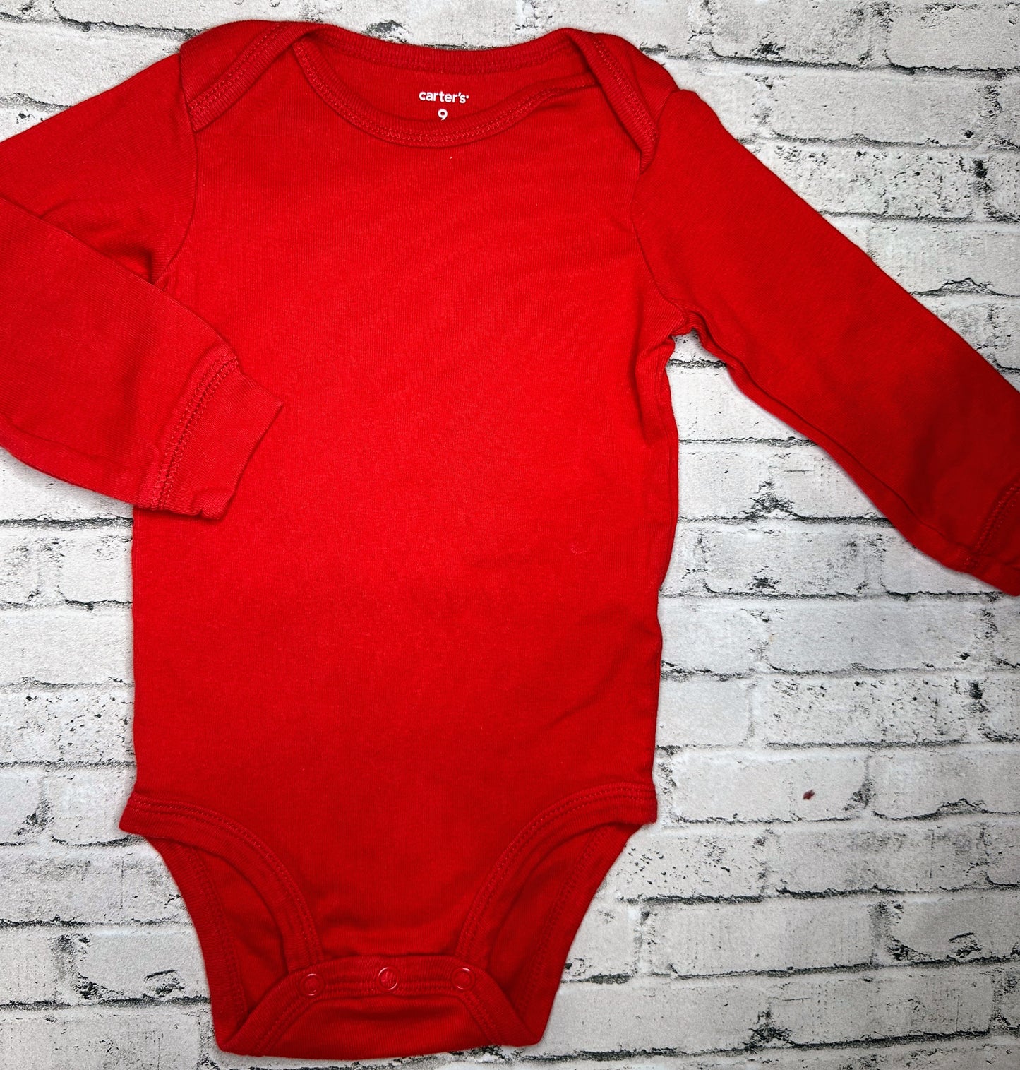 Carter’s: Red Bodysuit -9m