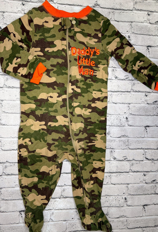 Garanimals: “Daddy’s Little Man” Camo Sleeper - 6/9m