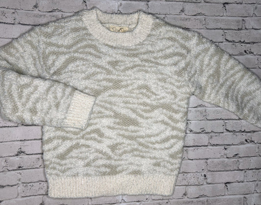 Jessica Simpson: Cream Sweater- 4T