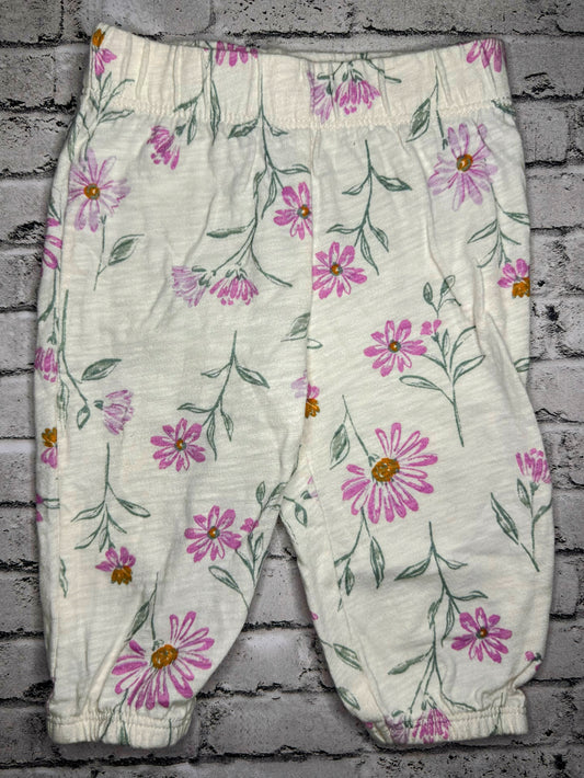 Carter’s: Purple Daisy Pants - 6m