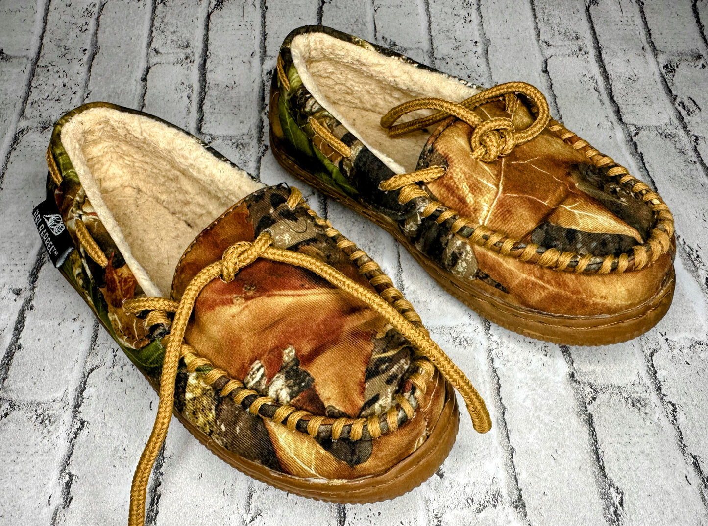 DBL BARRELL: Camo Moccs - 12/13c