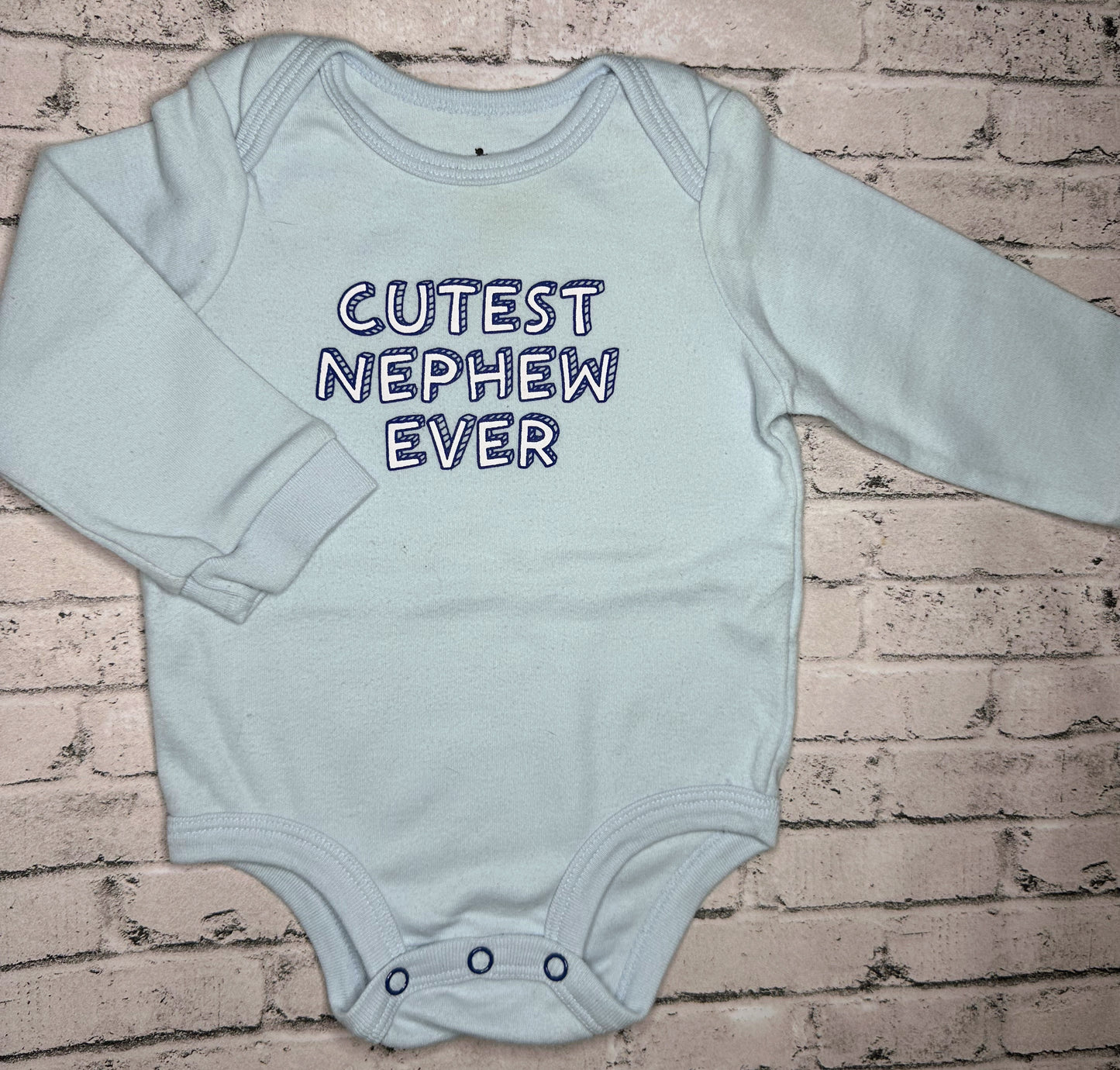 Falls Creek: “Cutest Nephew Ever” Bodysuit- 3/6m