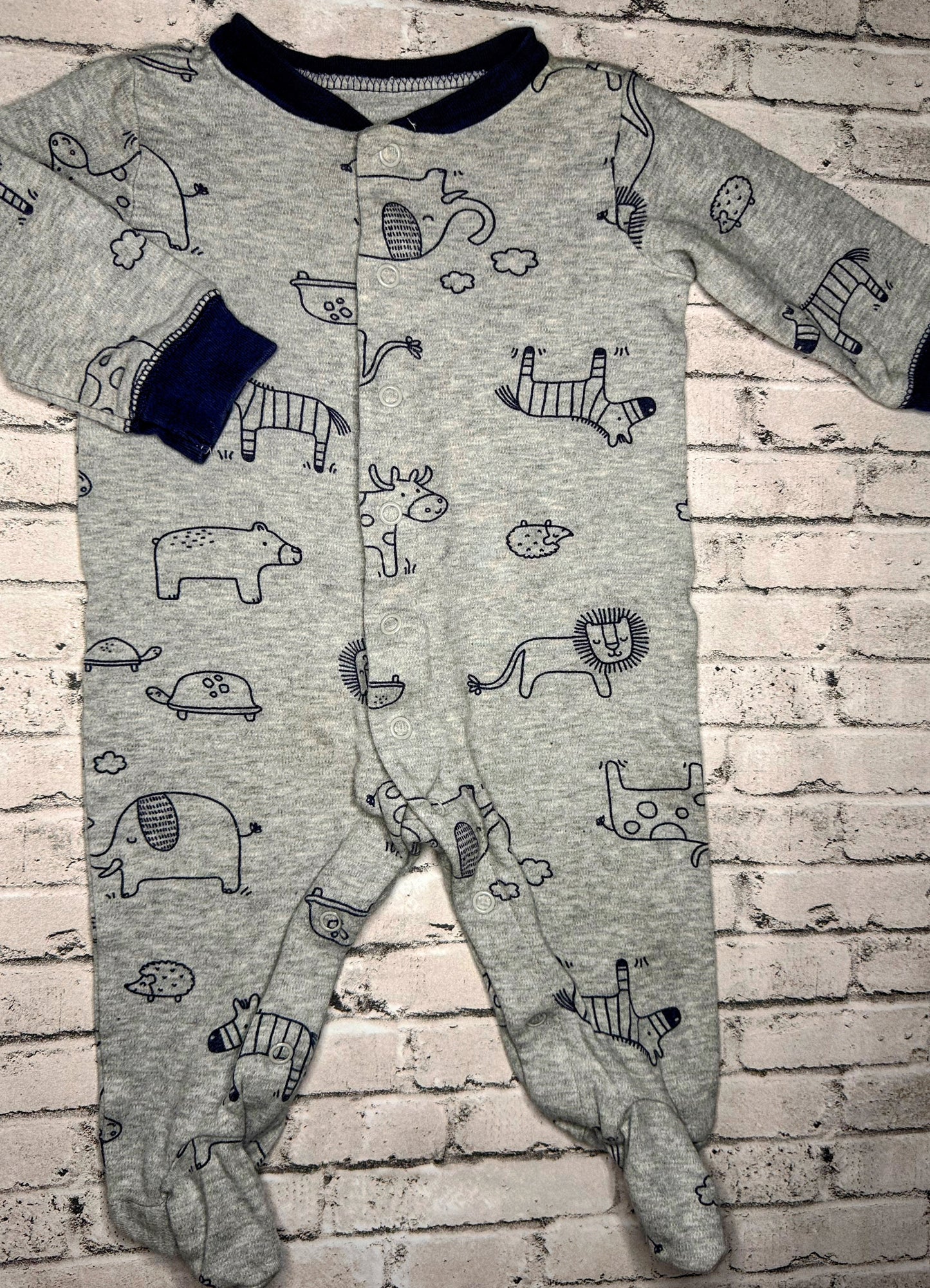 Carter’s: Animal Button Sleeper- 6m