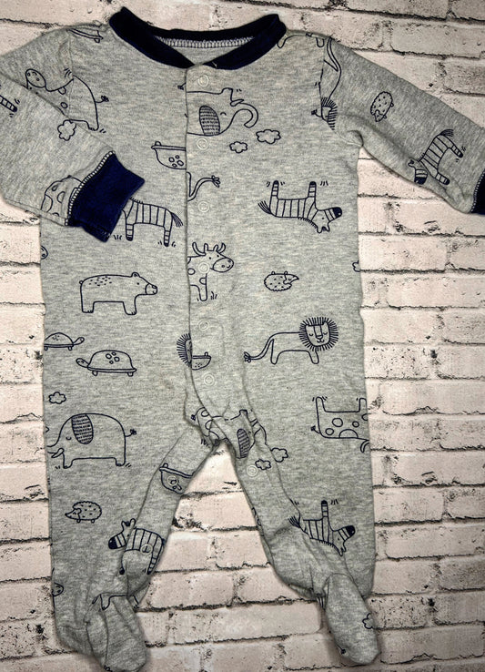 Carter’s: Animal Button Sleeper- 6m