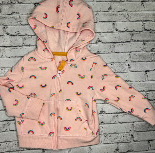 Cat & Jack: Rainbow Full Zip - 12m