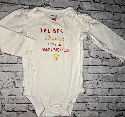 Carter’s: “Small Packages” Bodysuit- 18m