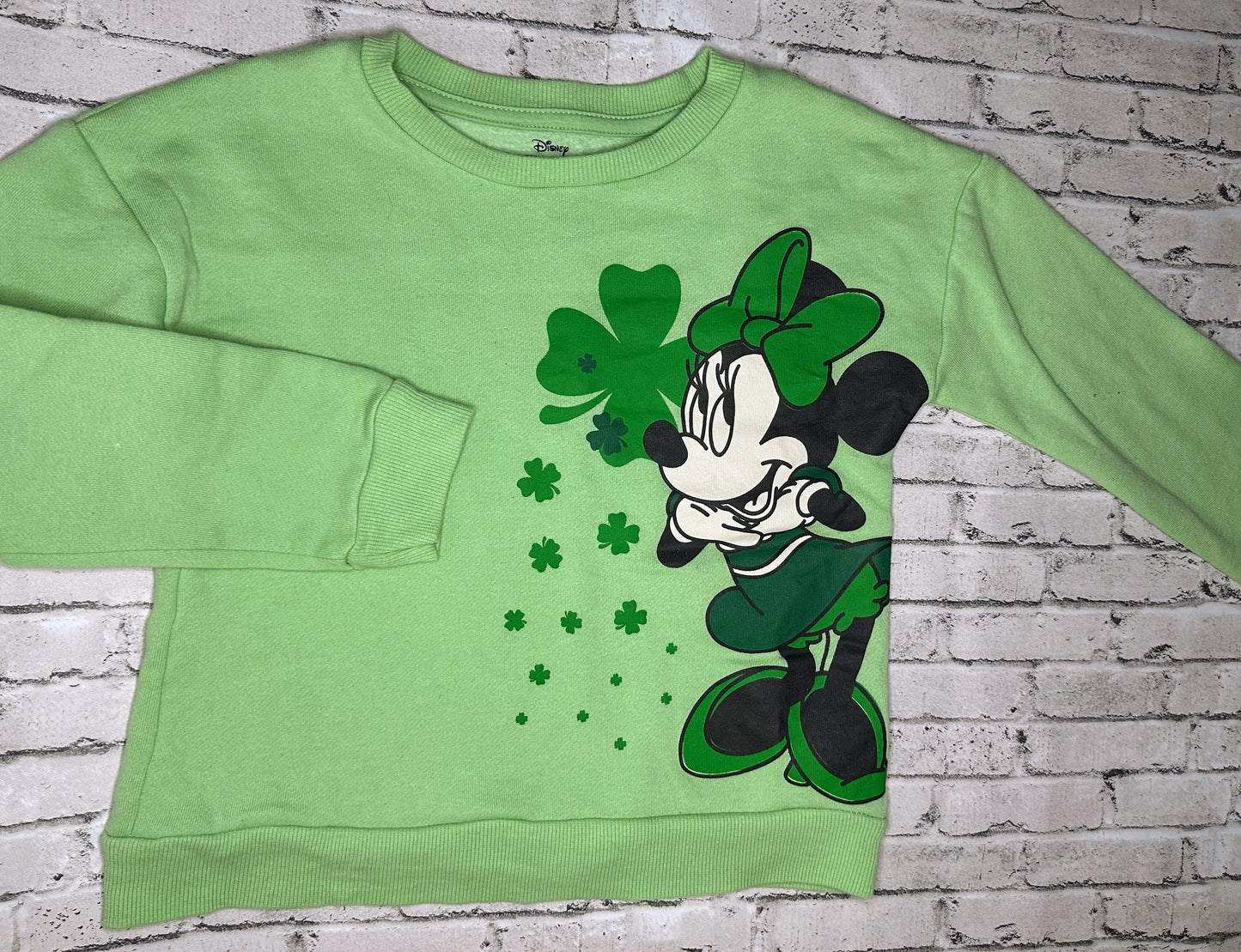 Disney: Minnie Shamrock Pullover- 6/6x