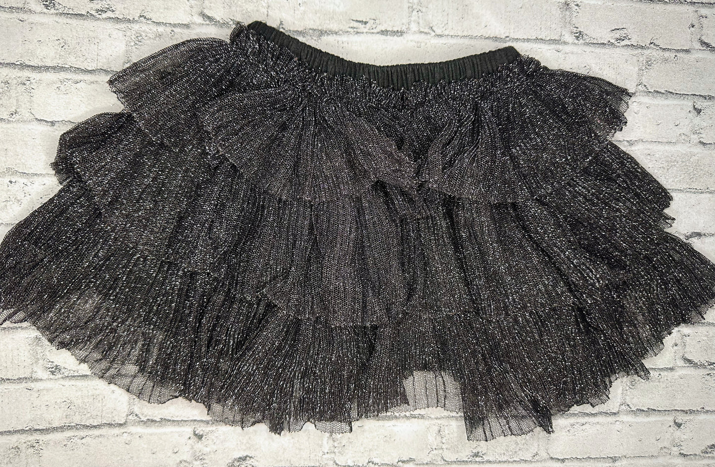 Falls Creek: Shimmer Black Skirt -2T