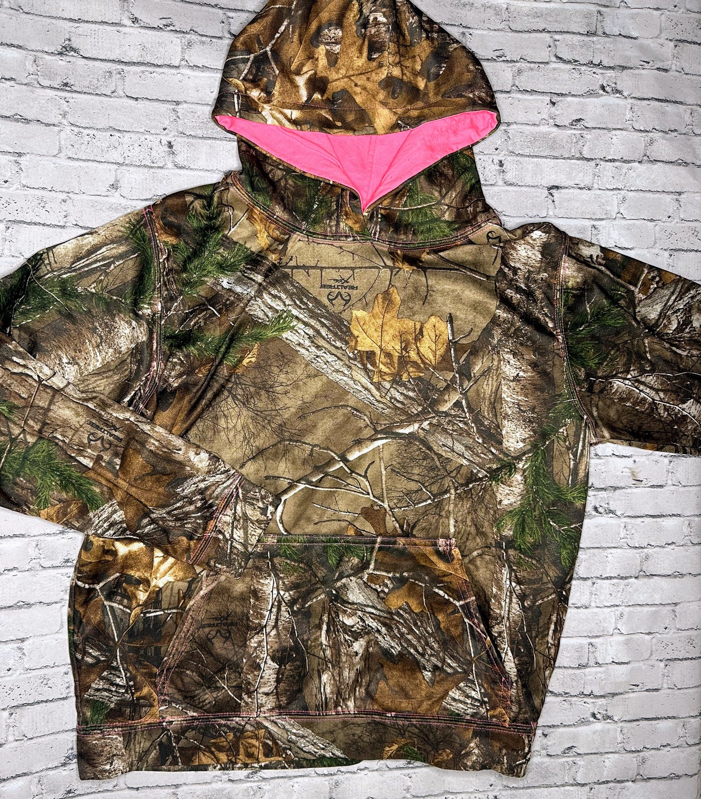 Realtree: Pink + Camo Hoodie - Adult M