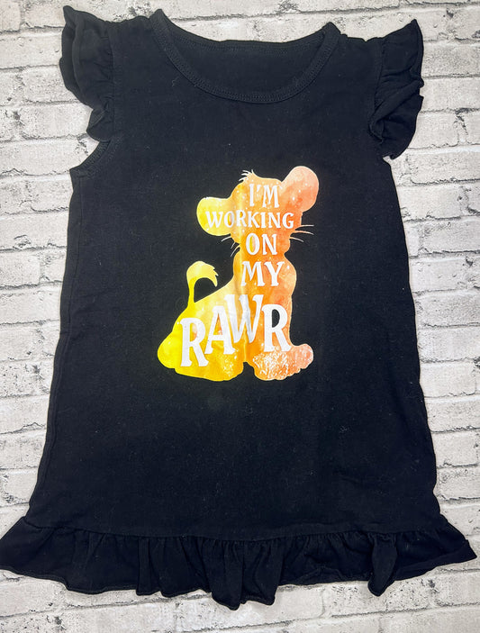 “Working on my Roar” Tee - 3T/4T