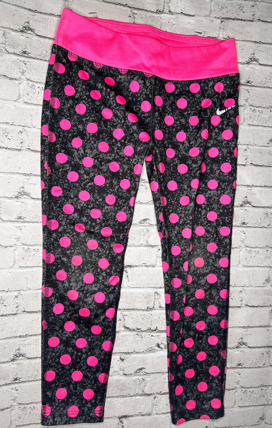 Nike: Pink Polk-a-Dot Leggings - 5