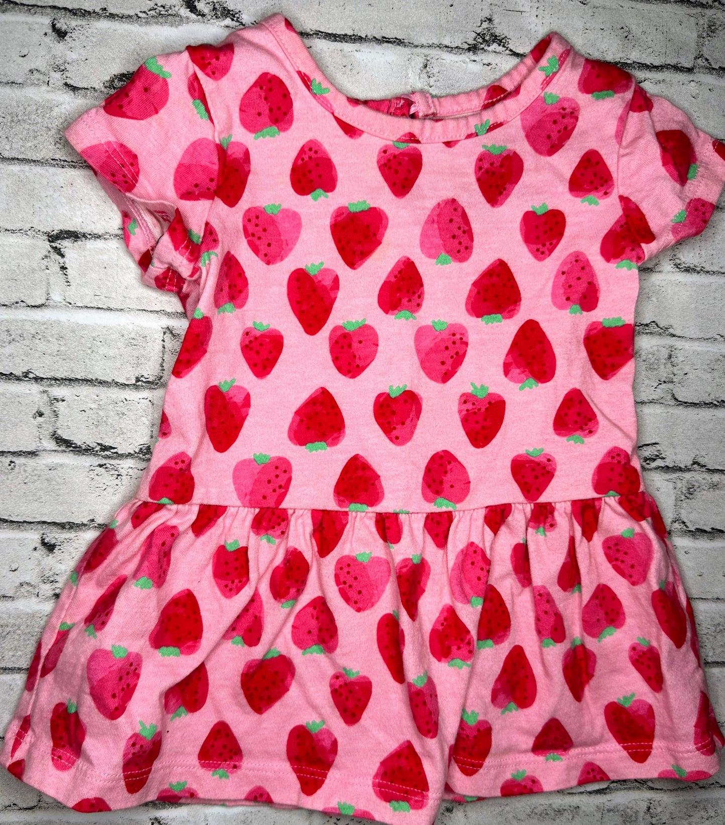 Wonder Nation: Strawberry Dress- 3/6m