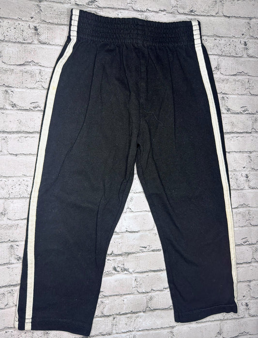 Garanimals: Black Stripe Sweatpants- 2T