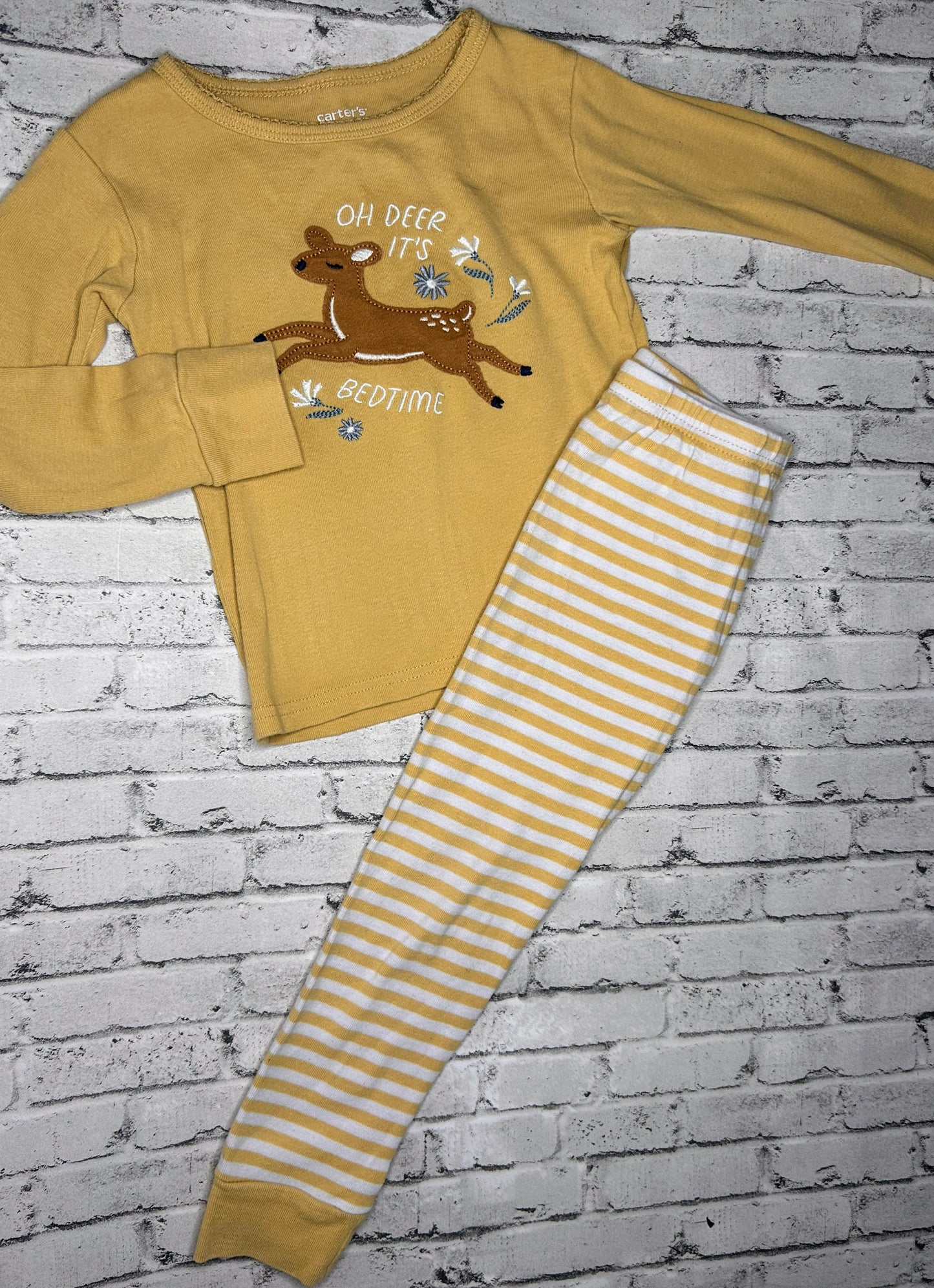 Carter’s: 2pc Deer PJ Set- 3T