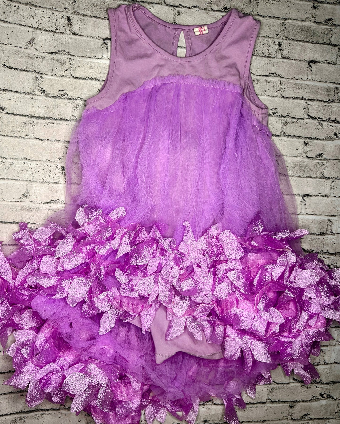 Sunny Fashion: Purple Poof Dress- 5