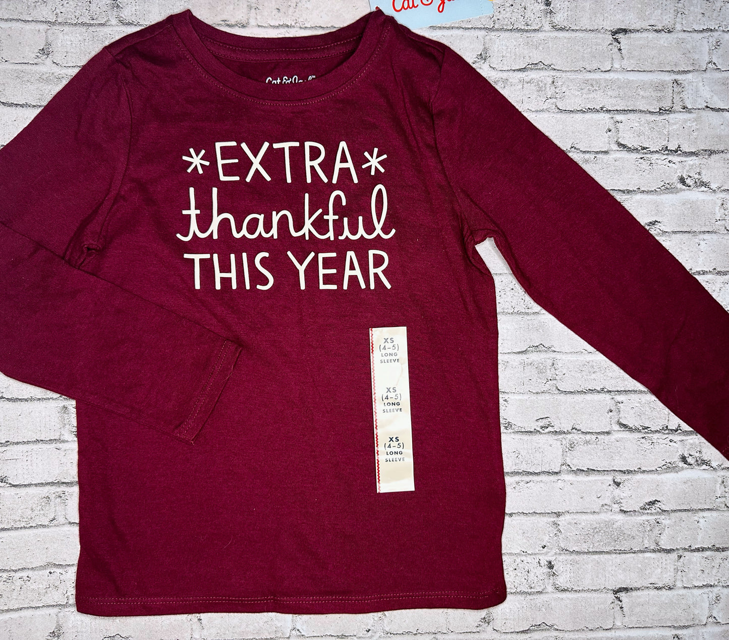 Cat & Jack: “Extra Thankful” Tee - NEW!