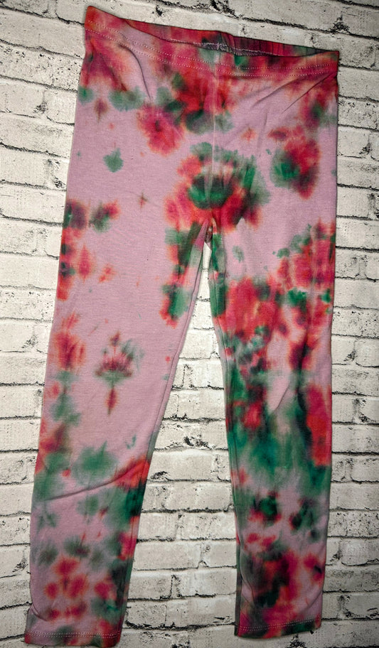 Garanimals: Pink/Teal Tie Dye Leggings- 5T