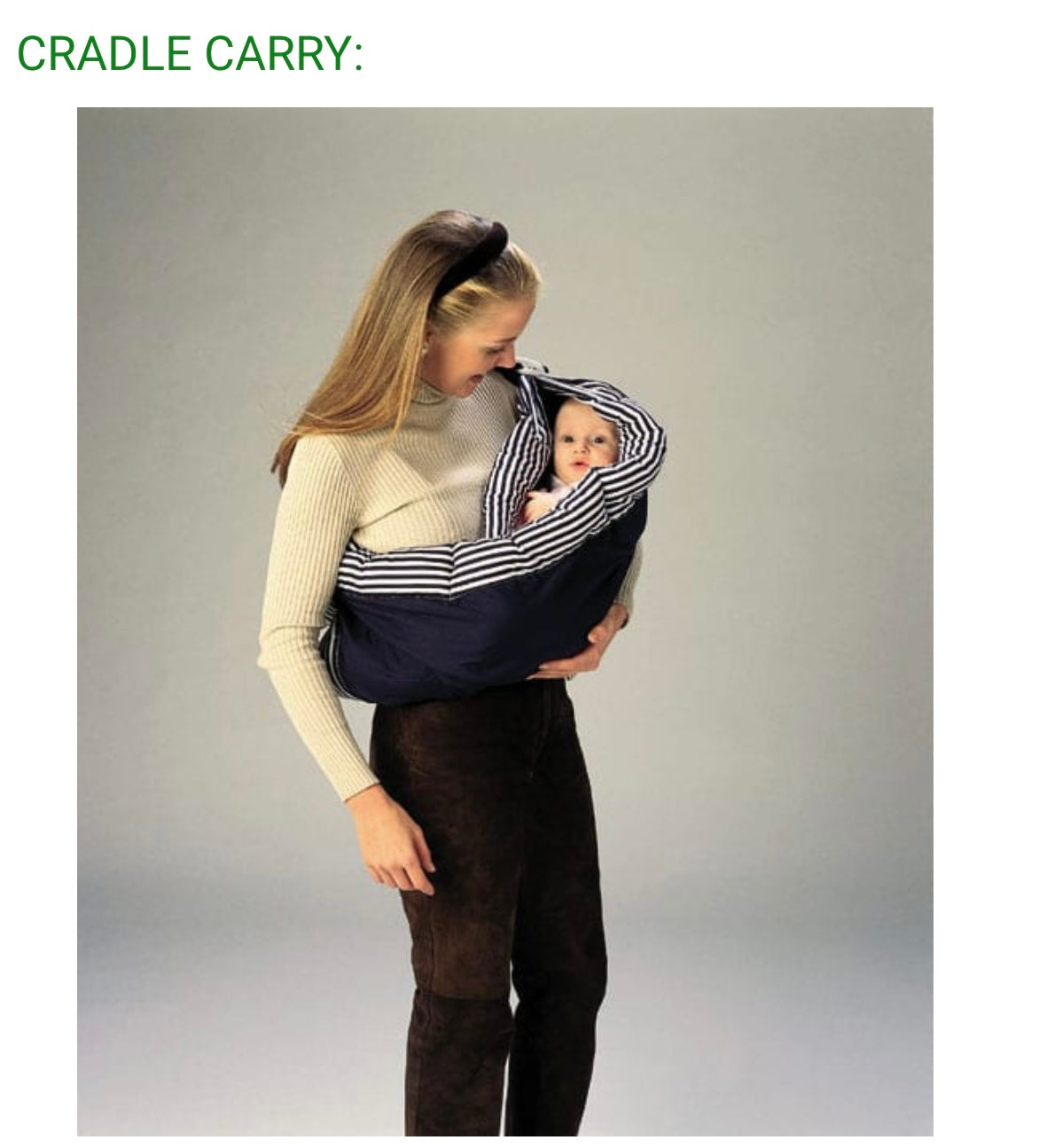 Dr. Sears: Navy Infant Carrier