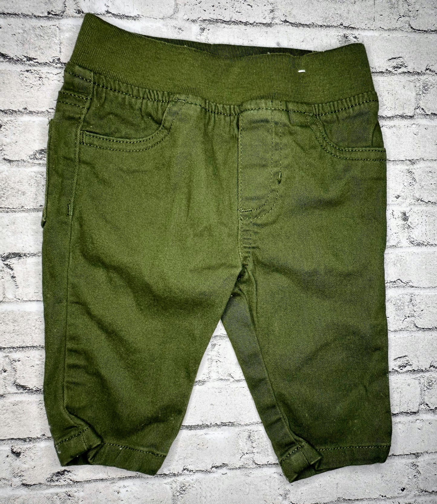 Garanimals: Olive Chino Pants - 0/3m