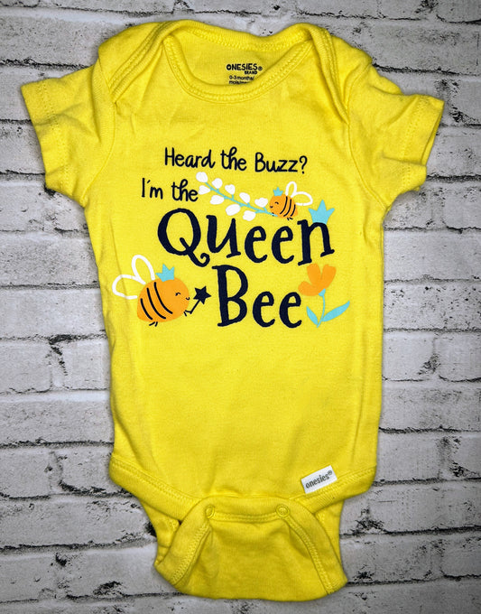 Onesies: “Heard the Buzz?” Bodysuit- 0/3m