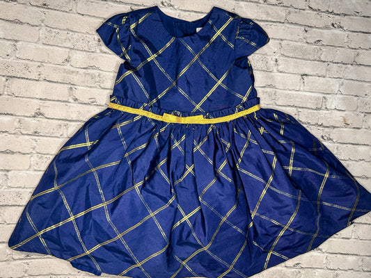 Carter’s: Navy/Gold Dress- 18m