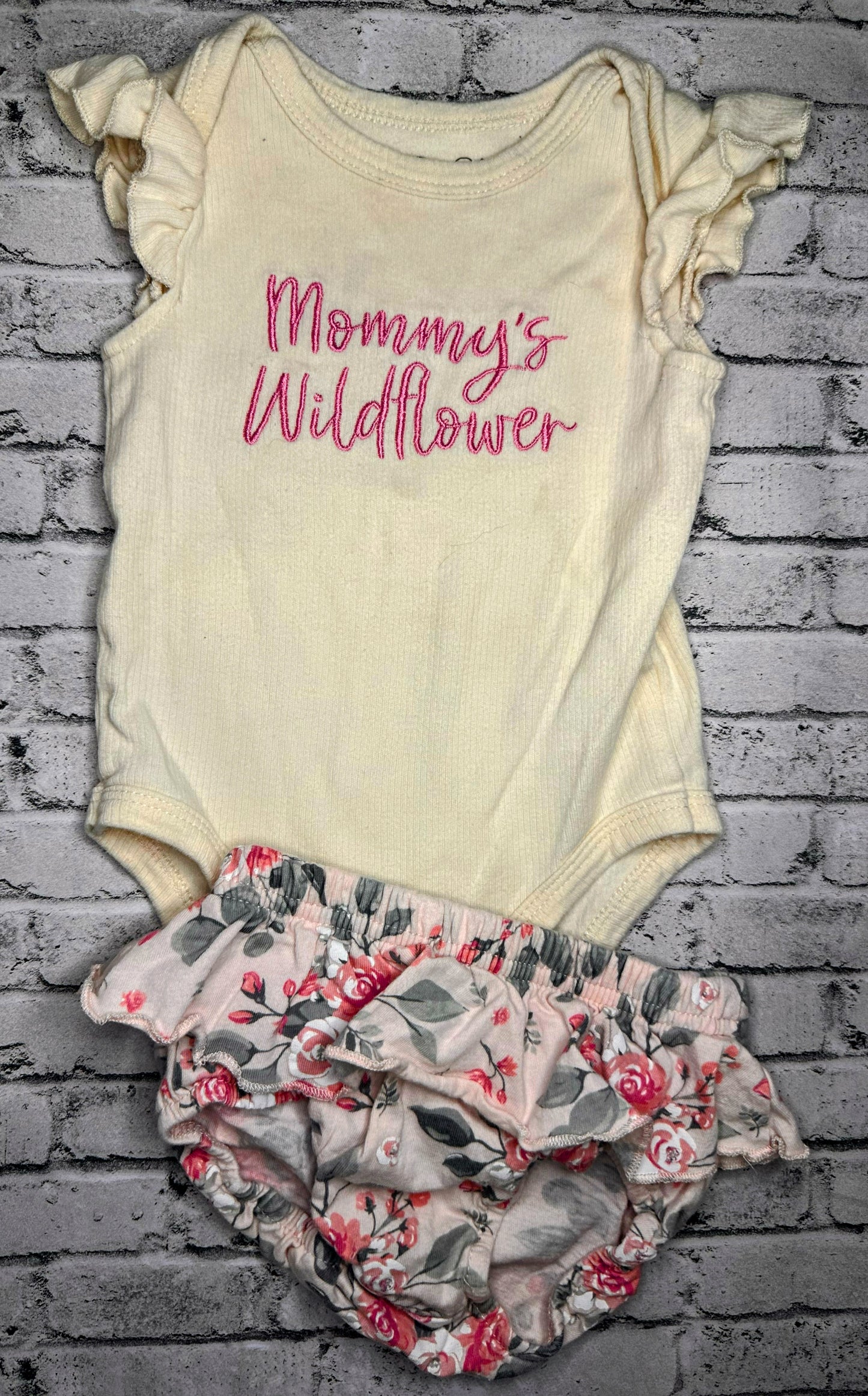 Rene Rofe: “Mommy’s Wildflower” 2pc Set - 6/9m