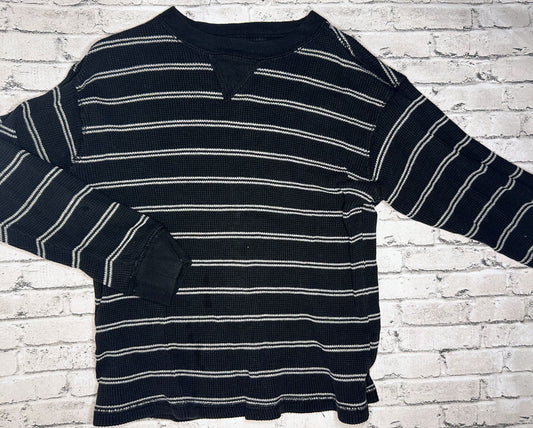 Faded Glory: B&W Waffle Knit - 6/7