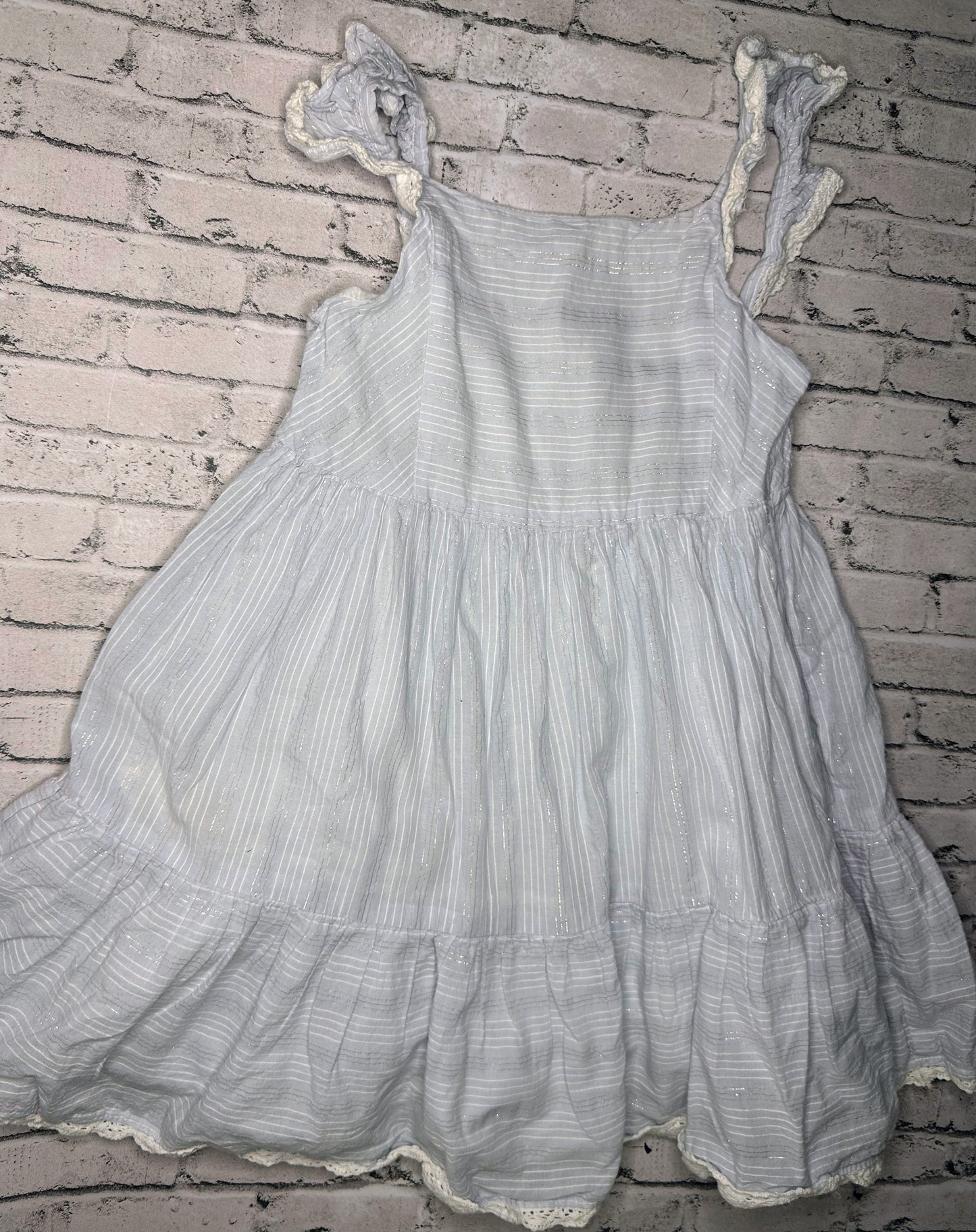 Tahari: Blue Shimmer Dress- 4T