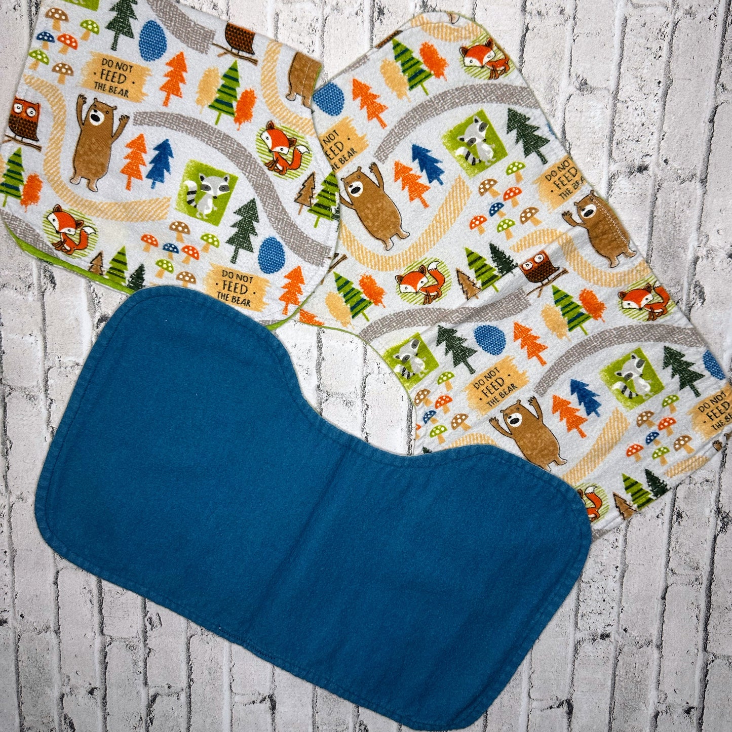 3pk Woodland Shoulder Burp Cloths