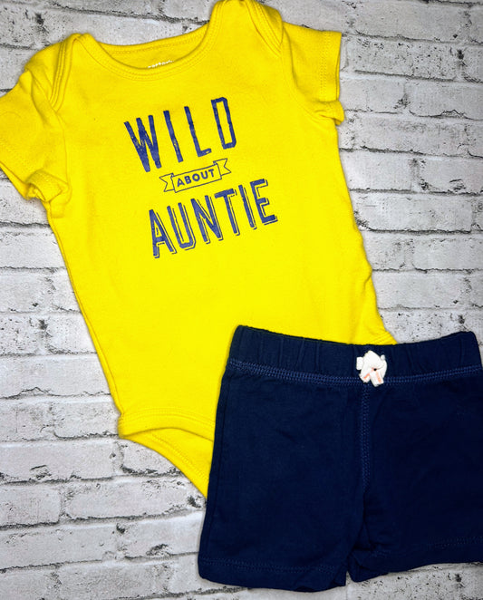 Carter’s: “Wild About Auntie” Set- 6m