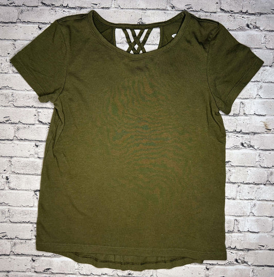 Old Navy: Olive CrissCross Back Tee - 6/7