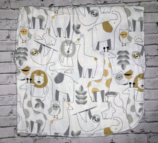 Cloud Island: Animal Muslin Swaddle