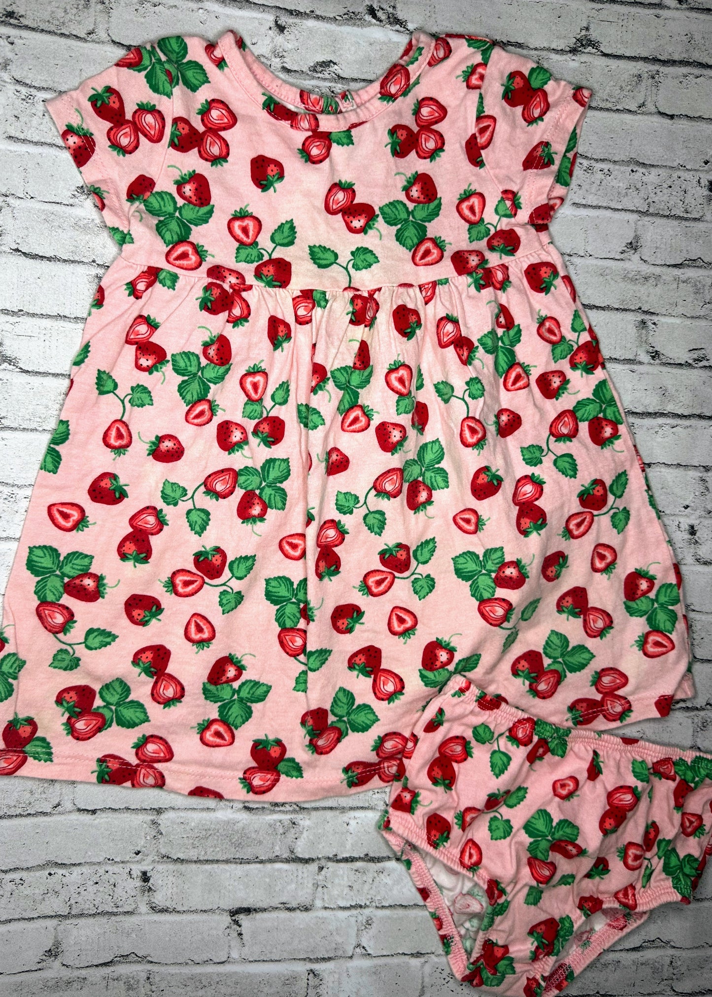 Wonder Nation: Strawberry Dress- 18m