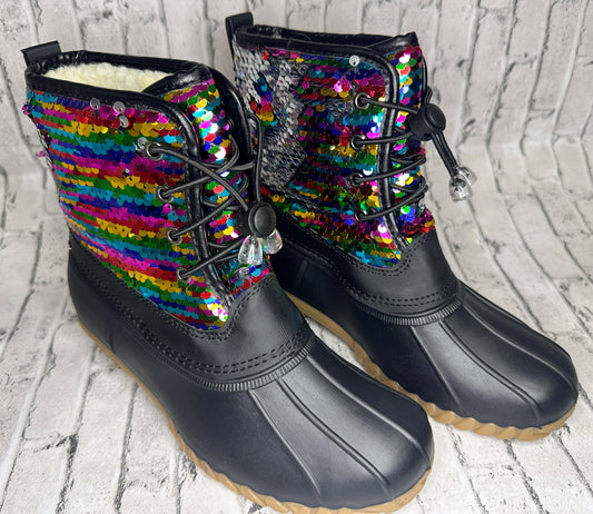 Oliver Miller - Color Changing Duck Boots - 5Y