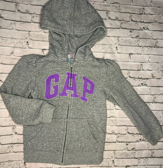 BABY GAP: Gray/Purple Full Zip- 5