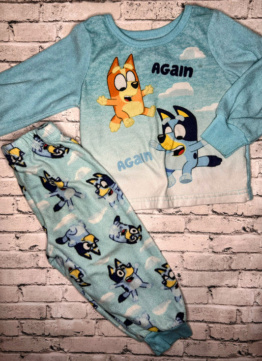 Bluey: 2pc Fleece PJ Set- 2T