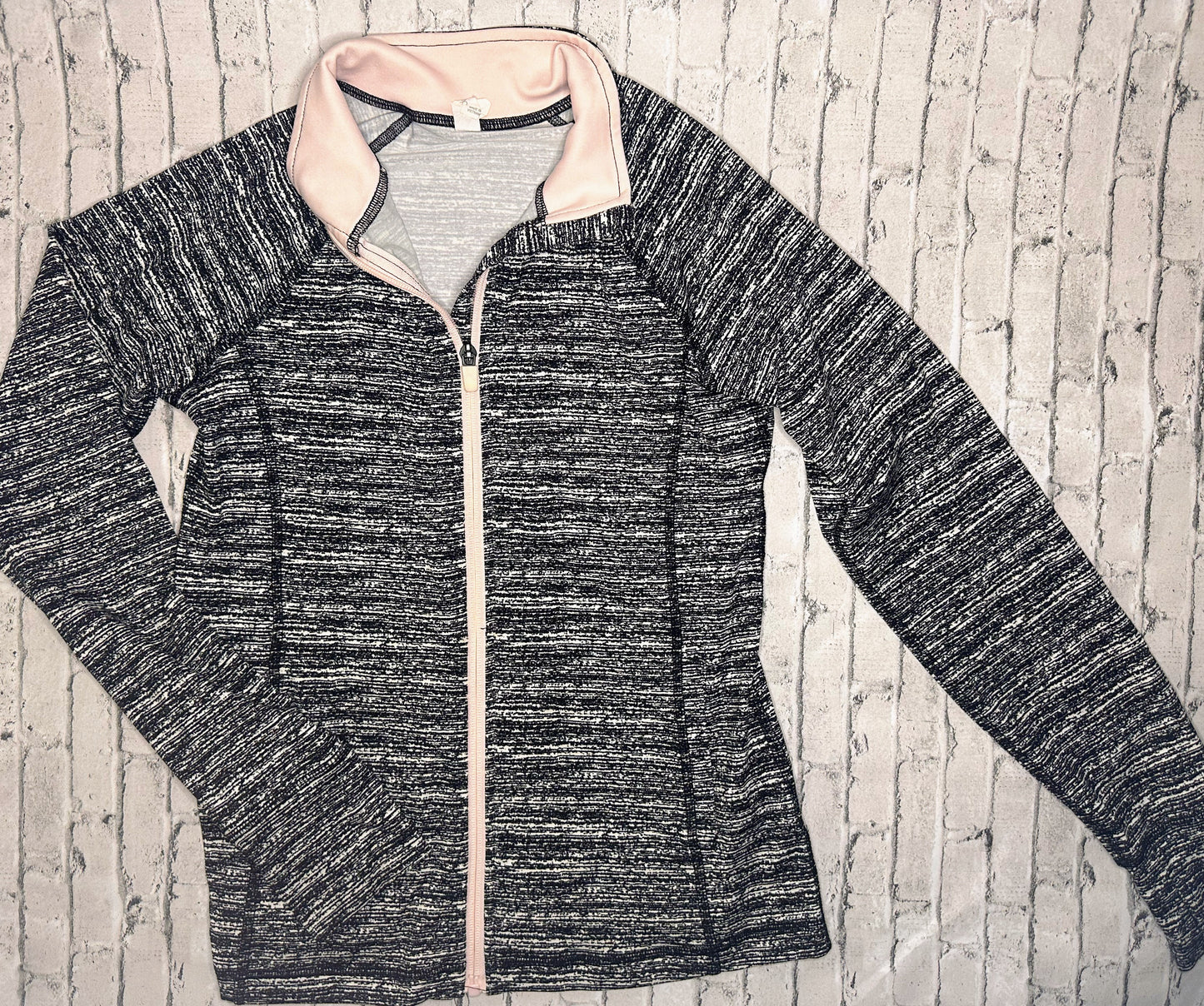 Ideology: Gray/Pink Full Zip- Youth L